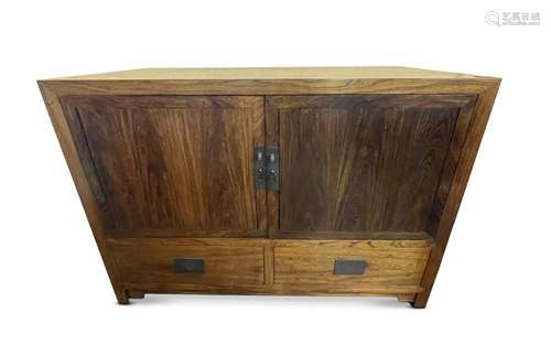 Chinese Hardwood Side Cabinet,