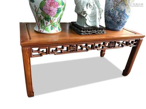 Chinese Hardwood Side Table,