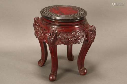 Japanese Carved Wooden Stand,