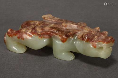 Chinese Brown Skin Jade Figure,