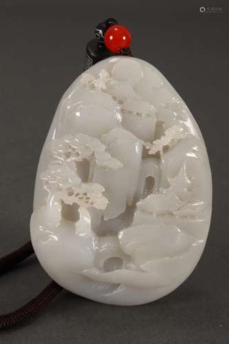 Good Chinese White Jade Boulder,