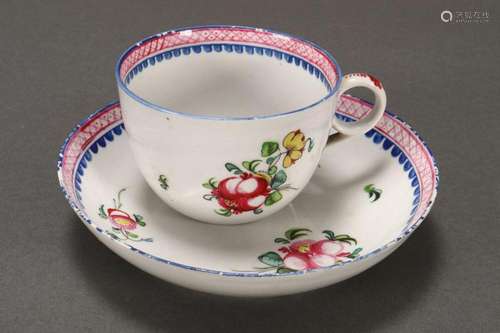 Chinese Export Ware Teacup and Saucer,