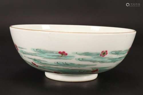 Chinese Famille Rose Porcelain Bowl,