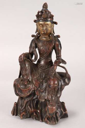 Cast Figure of Kwan Yin,