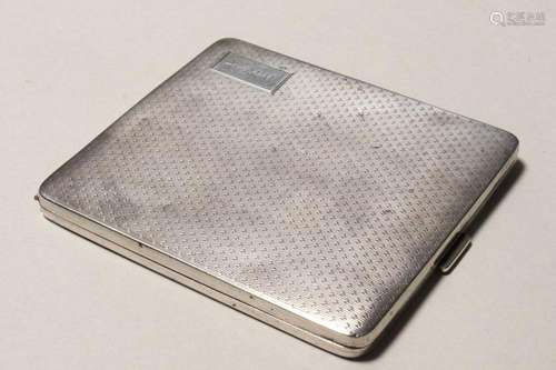 George V Sterling Silver Cigarette Case,