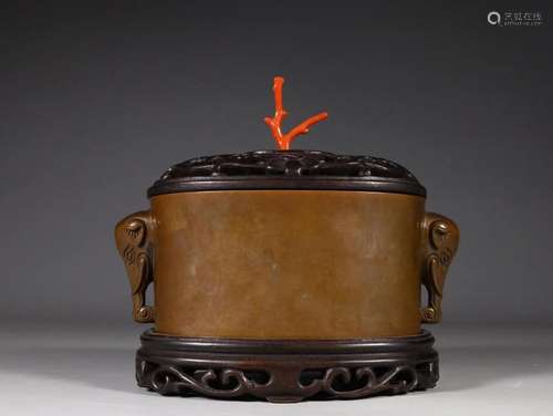 CHINESE BRONZE CENSER