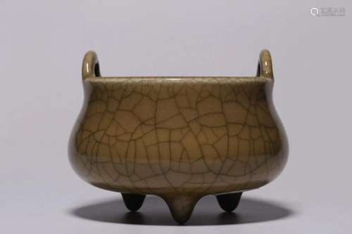 CHINESE GE WARE STYLE CENSER