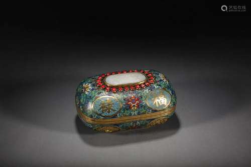 CHINESE CLOISONNE BOX