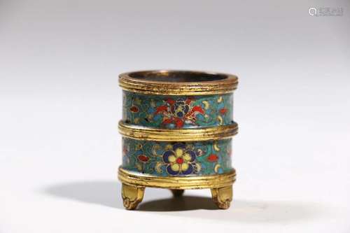 CHINESE CLOISONNE CENSER