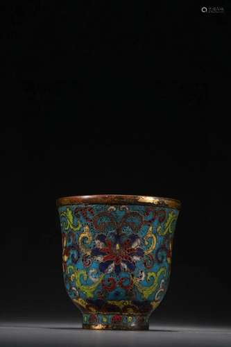 CHINESE CLOISONNE WINE CUP