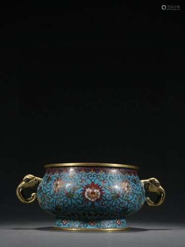 CHINESE CLOISONNE CENSER