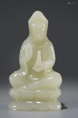 CHINESE HETIAN JADE GUANYIN