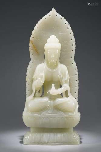 CHINESE HETIAN JADE GUANYIN