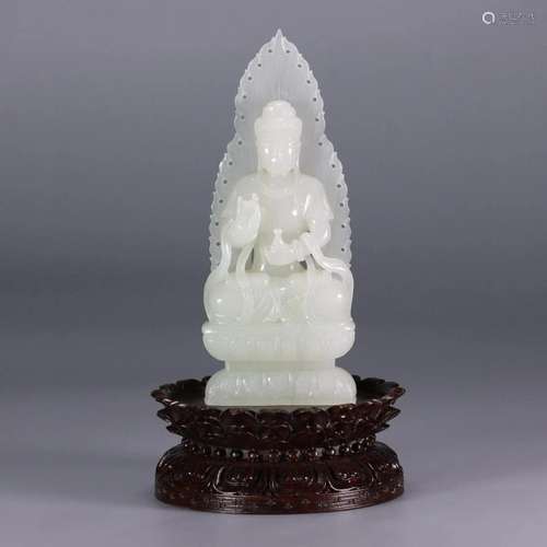 CHINESE HETIAN JADE GUANYIN