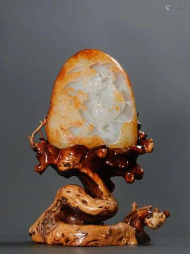 CHINESE HETIAN JADE ORNAMENT