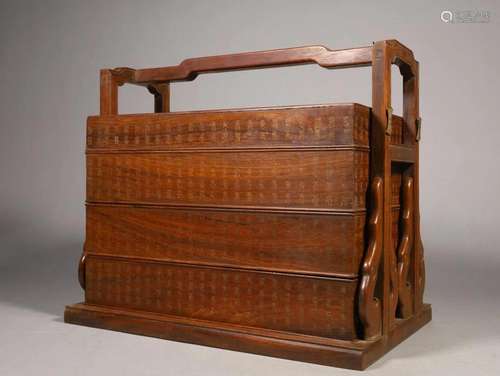 CHINESE HUANGHUALI WOOD BOX