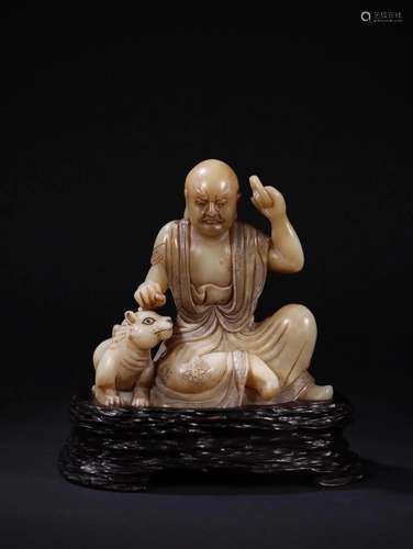 CHINESE SOAPSTONE BUDDHA