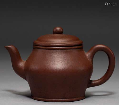 Chinese purple teapots from the Qing Dynasty