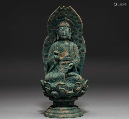 Chinese Bronze Buddha statue of liao Dynasty