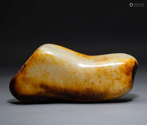 Hetian jade original stone of Qing Dynasty
