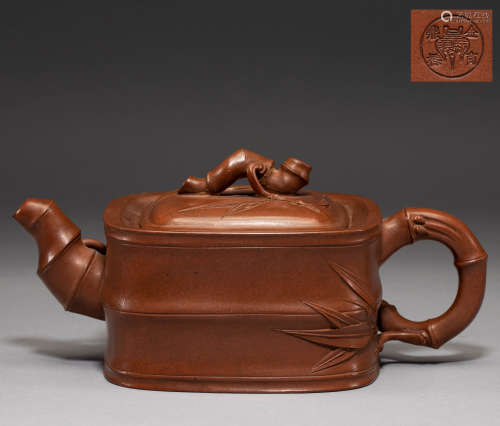 Chinese purple teapots from the Qing Dynasty