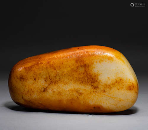 Hetian jade original stone of Qing Dynasty