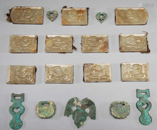 Hetian Jade Belt of Liao Dynasty in China