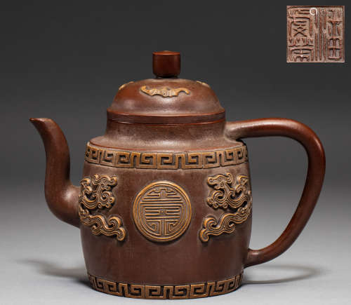 Chinese purple teapots from the Qing Dynasty