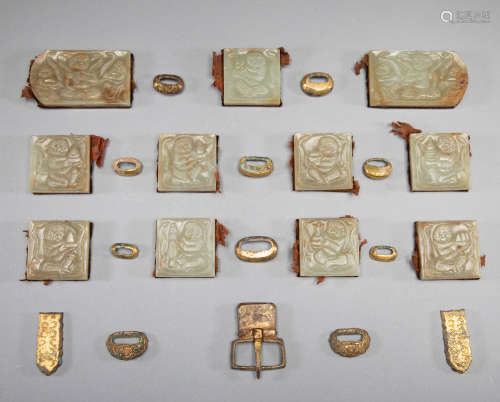 Hetian Jade Belt of Liao Dynasty in China