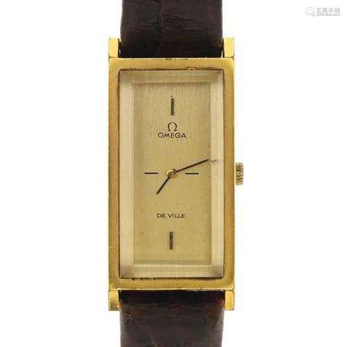 Omega, vintage gentlemen's Omega Deville wristwatch, the...