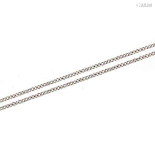 Georg Jensen, Danish 925S silver necklace, 44cm in length, 1...