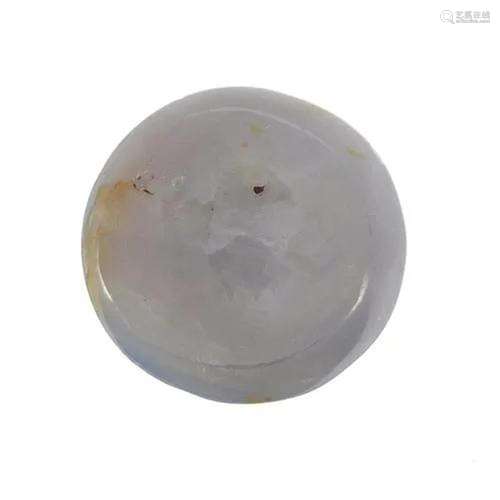 Star sapphire gemstone, 1.8cm in diameter, 6.1g