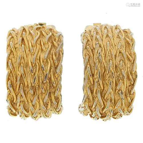 Christian Dior, pair of vintage clip on earrings, 2.5cm high