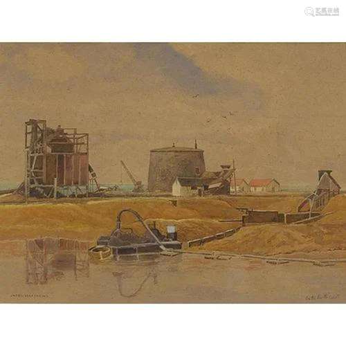 James Matthews - On the South Coast, signed watercolour, W J...