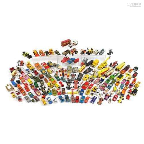 Collection of vintage and later diecast vehicles including C...