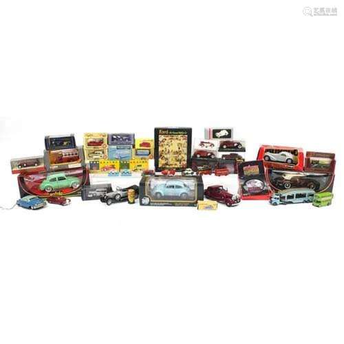 Vintage and later diecast vehicles, some advertising includi...