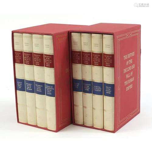 Set of eight Edward Gibbon History of the Decline and Fall o...