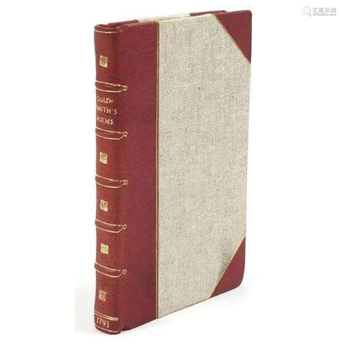 The Poetical Works of Oliver Goldsmith, hardback book publis...