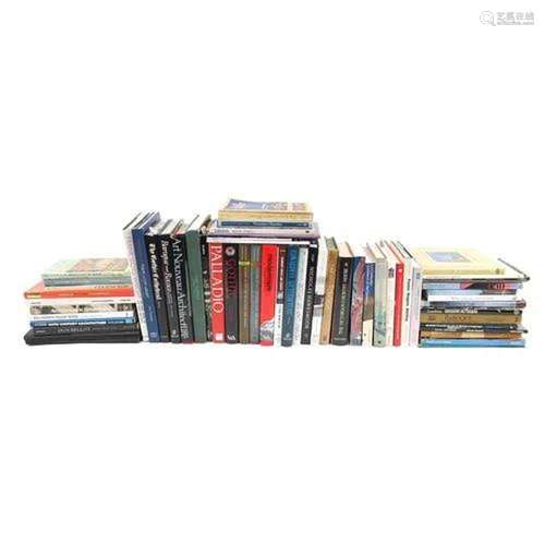 Architectural books including Frank Lloyd Wright, Modernism,...