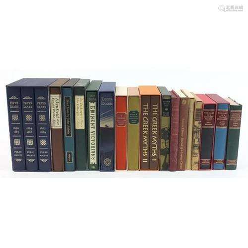 Folio Society hardback books, mostly with slip cases includi...