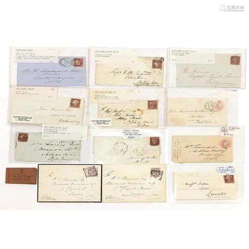 Victorian postal history and a one Anna stamp booklet includ...