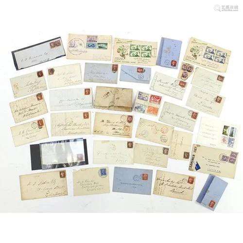 Collection of Victorian and later postal history stamps and ...