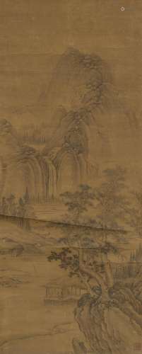 Wan Guangsheng (18th century) Pines in Landscape