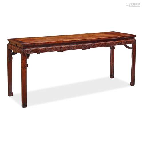 An Elegant Hongmu Rectangular Table Late 18th/19th century