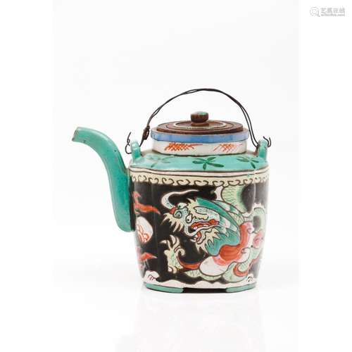 A Yixing teapot