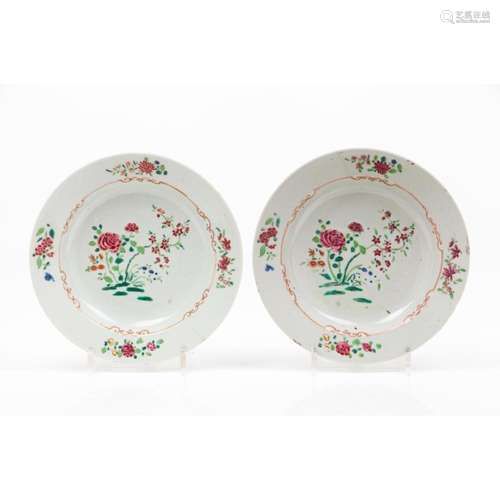 A pair of deep plates