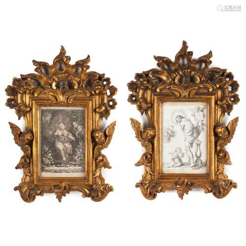 A pair of Rococo frames