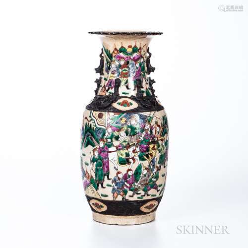 Enameled Vase