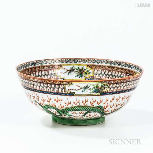 Kutani Enameled Bowl