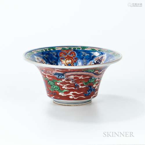 Imari-style Dragon Bowl